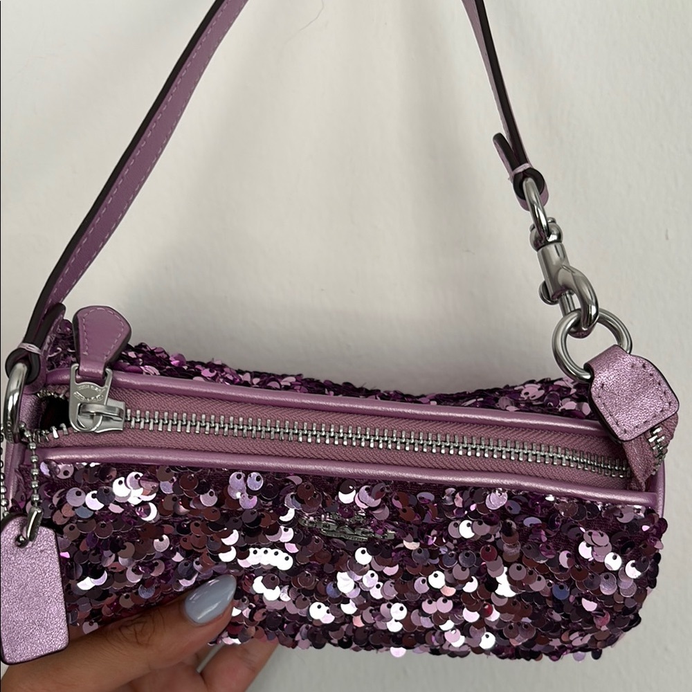Coach Lilac/Silver Nolita Barrel Bag - Picture 4 of 7